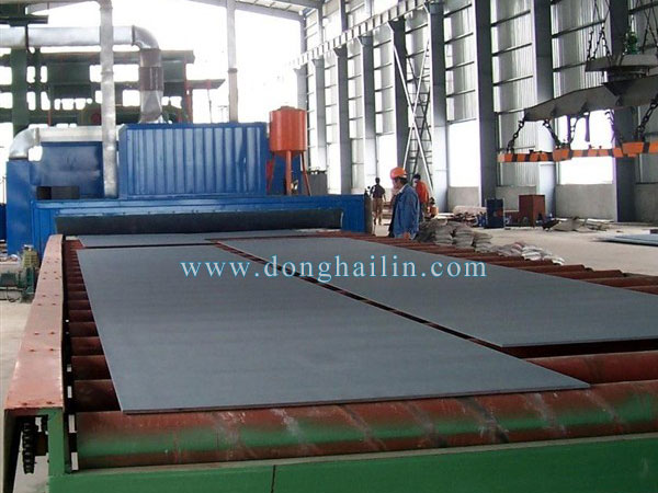 roller conveyors shot blasting machine