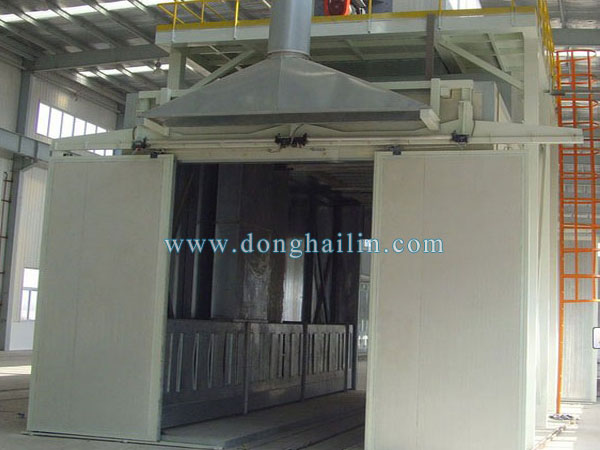 sand blasting booth